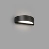 Faro Barcelona Oval Wall Light grey, 1-light source