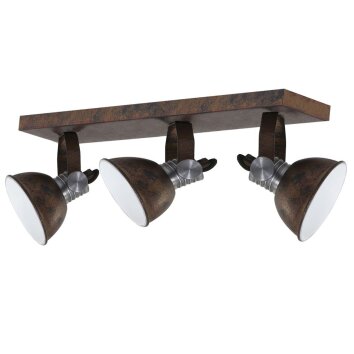 Steinhauer Brooklyn Ceiling Light brown, 1-light source