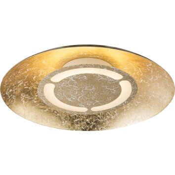 Globo Tabea Ceiling Light LED gold, 1-light source