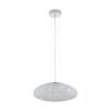 Eglo CLEMENTE pendant light chrome, Crystal optics, 3-light sources