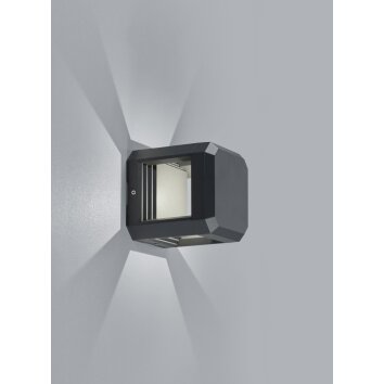 Trio LOGONE Outdoor Wall Light LED anthracite, 1-light source