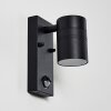 Outdoor Wall Light Froslev LED black, 1-light source, Motion sensor