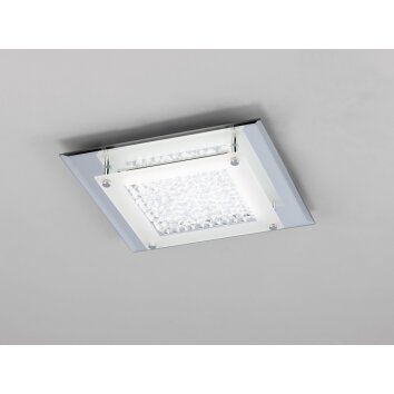 Mantra CRYSTAL MIRROR Ceiling Light LED chrome, 1-light source