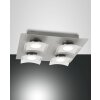 Fabas Luce DESUS Ceiling light LED matt nickel, 4-light sources
