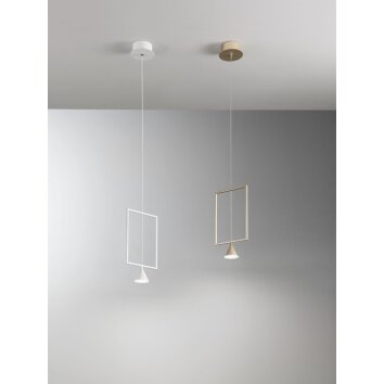 Fabas Luce SIRIO Pendant Light LED white, 1-light source