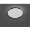 Leuchten-Direkt SKYLER ceiling light LED brushed steel, white, 1-light source, Remote control, Colour changer