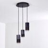 Kuparuk Pendant Light black, 3-light sources