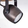 KUAH Ceiling Light black, 2-light sources