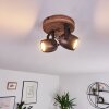 KUAH Ceiling Light black, 2-light sources