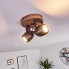 KUAH Ceiling Light black, 2-light sources