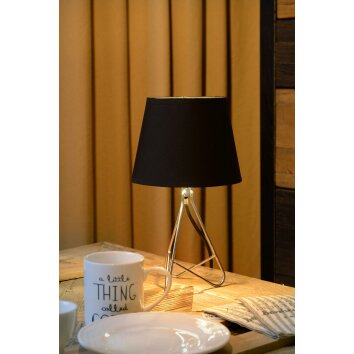 Lucide GITTA Table Lamp chrome, 1-light source