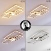 Narpes Ceiling Light LED matt nickel, 1-light source