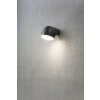 Konstsmide FERRERA wall light LED black, 1-light source