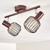 Cancun Ceiling Light brown, 2-light sources