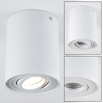 Quimper Ceiling Light white, 1-light source