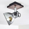 Hora Ceiling Light Dark wood, silver, 1-light source
