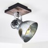 Hora Ceiling Light Dark wood, silver, 1-light source