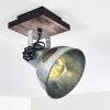 Hora Ceiling Light Dark wood, silver, 1-light source