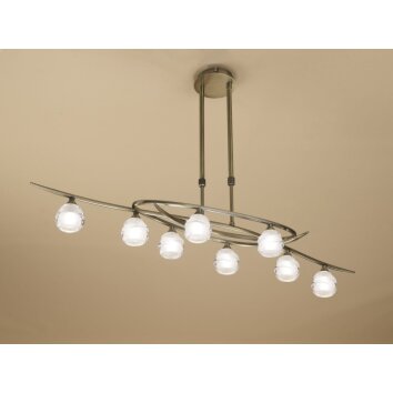 Mantra Loop hanging light brass, 8-light sources