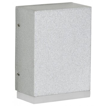 Albert 325 outdoor wall light LED silver, 1-light source