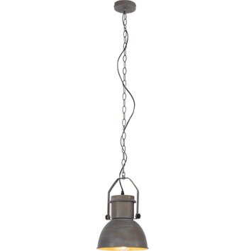 Brilliant Salford pendant light grey, 1-light source