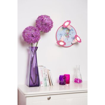 Elobra EINHORN Spotlights pink, 3-light sources