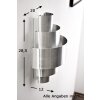 Lucillo wall light aluminium, 1-light source
