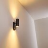 FROSLEV Outdoor Wall Light LED black, 2-light sources, Motion sensor