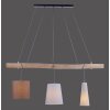 Pendant Light Leuchten Direkt DAMIAN brown, 3-light sources