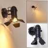LICHINGA Wall Light black, 1-light source