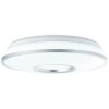 Brilliant VISITATION Ceiling Light LED silver, 1-light source, Remote control, Colour changer