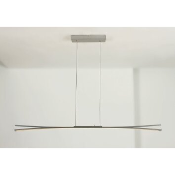 Bopp Convex hanging light LED aluminium, 3-light sources