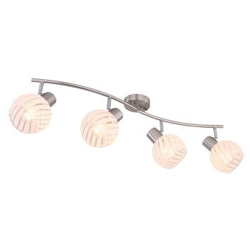 Globo WILLY Spotlight matt nickel, 4-light sources