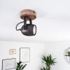 KUAH Ceiling Light black, 1-light source
