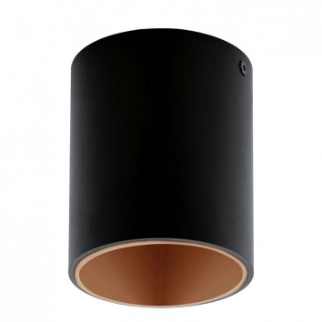 Eglo POLASSO ceiling light LED copper, black, 1-light source
