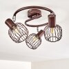 Cancun Ceiling Light brown, 3-light sources
