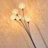 Paul Neuhaus WOMBLE floor lamp stainless steel, 6-light sources