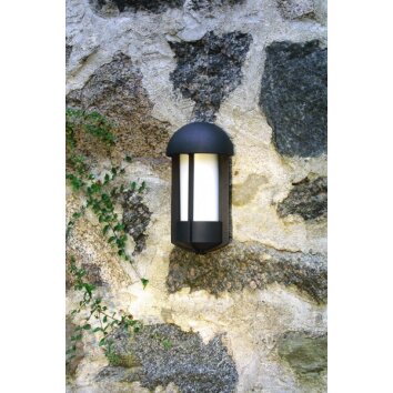 Konstsmide Tyr wall light black, 1-light source