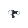 Lutec SHRIMP Outdoor Wall Light LED black, 2-light sources, Motion sensor