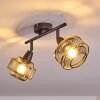 LIMASSOL Ceiling Light black, 2-light sources