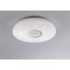 Leuchten-Direkt JONAS ceiling light LED brushed steel, white, 1-light source, Remote control