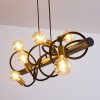 Hovslund Pendant Light black-gold, 6-light sources