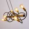 Hovslund Pendant Light black-gold, 6-light sources