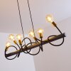 Hovslund Pendant Light black-gold, 6-light sources