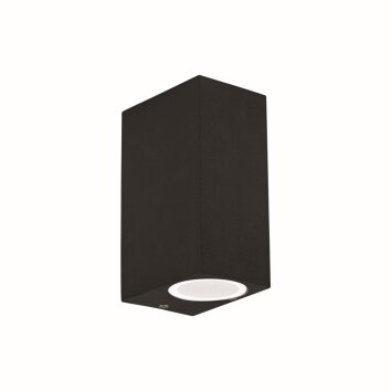 Ideal Lux UP Outdoor Wall Light black, 2-light sources