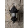 Rabalux Milano outdoor wall light black, transparent, clear, 1-light source