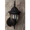 Rabalux Milano outdoor wall light black, transparent, clear, 1-light source