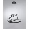 Pendant Light WOFI TESS LED black, 1-light source