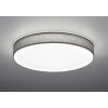 Trio LUGANO Ceiling light LED grey, 1-light source, Remote control