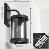 HORUPHAV Outdoor Wall Light black, 1-light source
